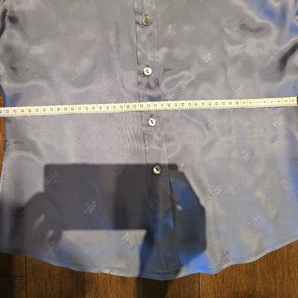 FENDI with all-over FF motifs-print silk shirt - Picture 15 of 16